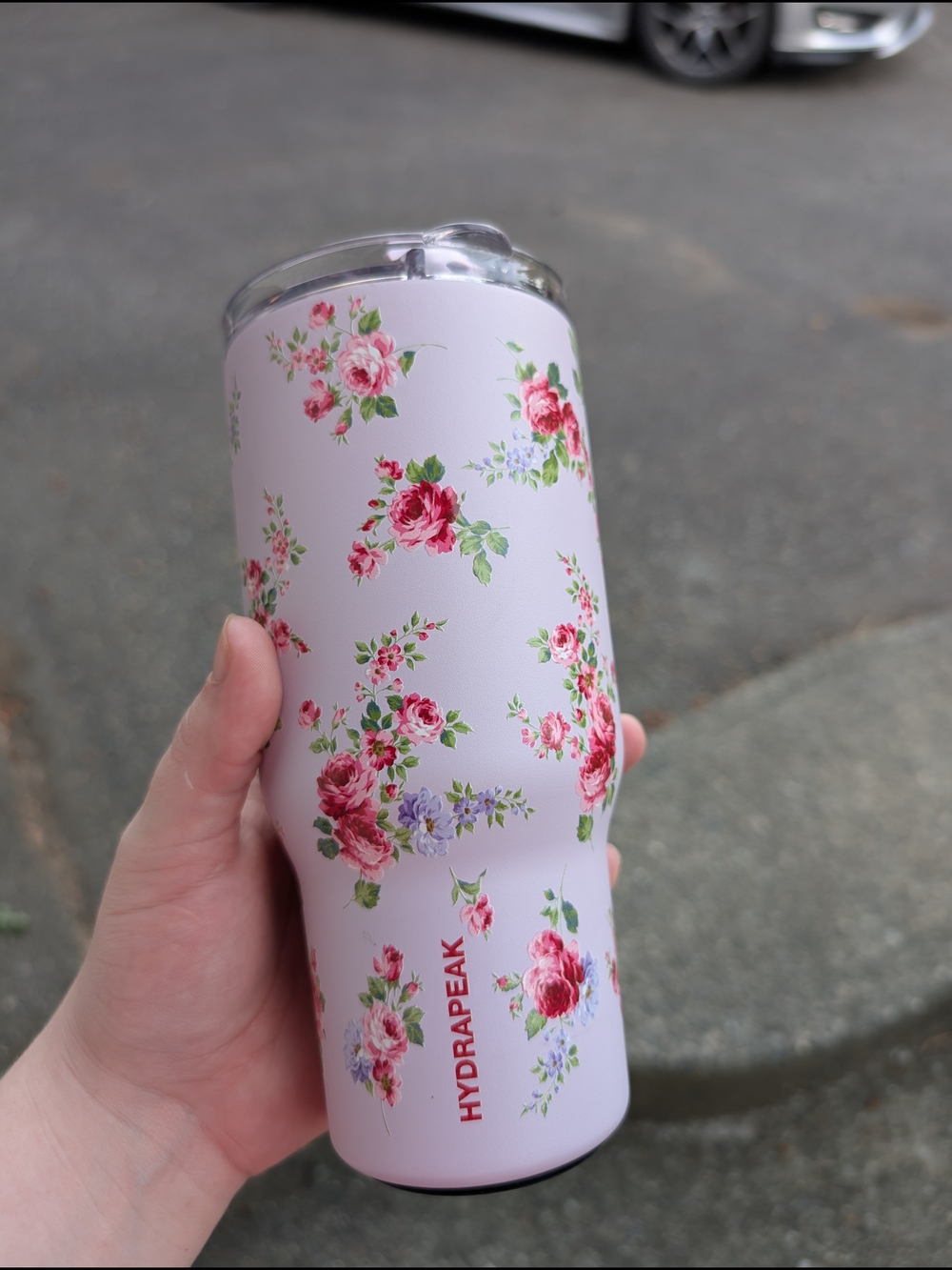 HydraPeak Floral Insulated Tumbler - Pink Rose Print